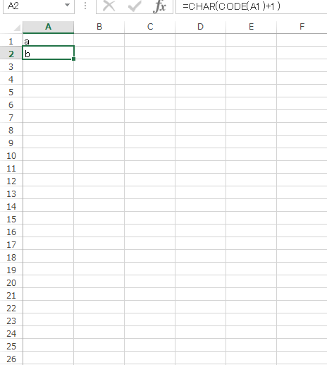 EXCEL �A���t�@�x�b�g2
