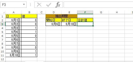 SUMIFS ���ԏW�v1