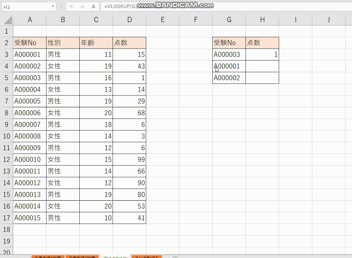 VLOOKUP����̂ɃG���[2